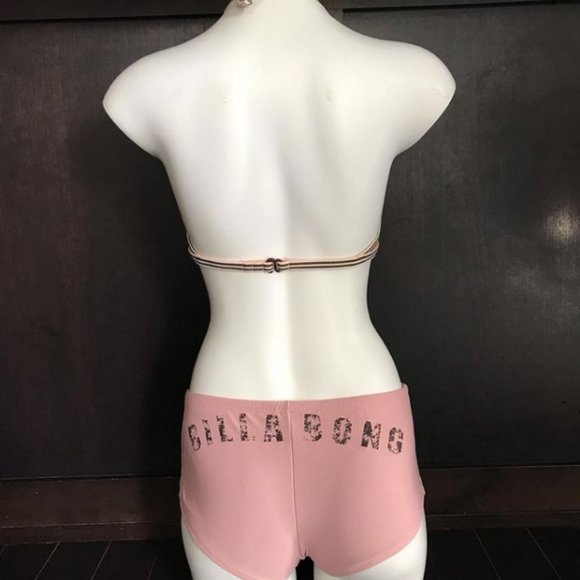Billabong Pink boy leg short shorts bikini - Picture 2 of 2